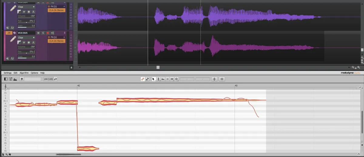 Mixdown preparation