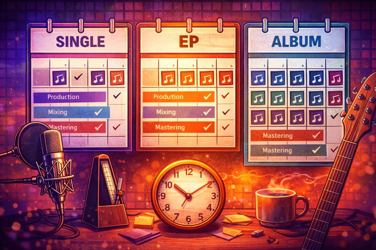 Turnaround Time for Mixing and Mastering: How Long It Really Takes_4