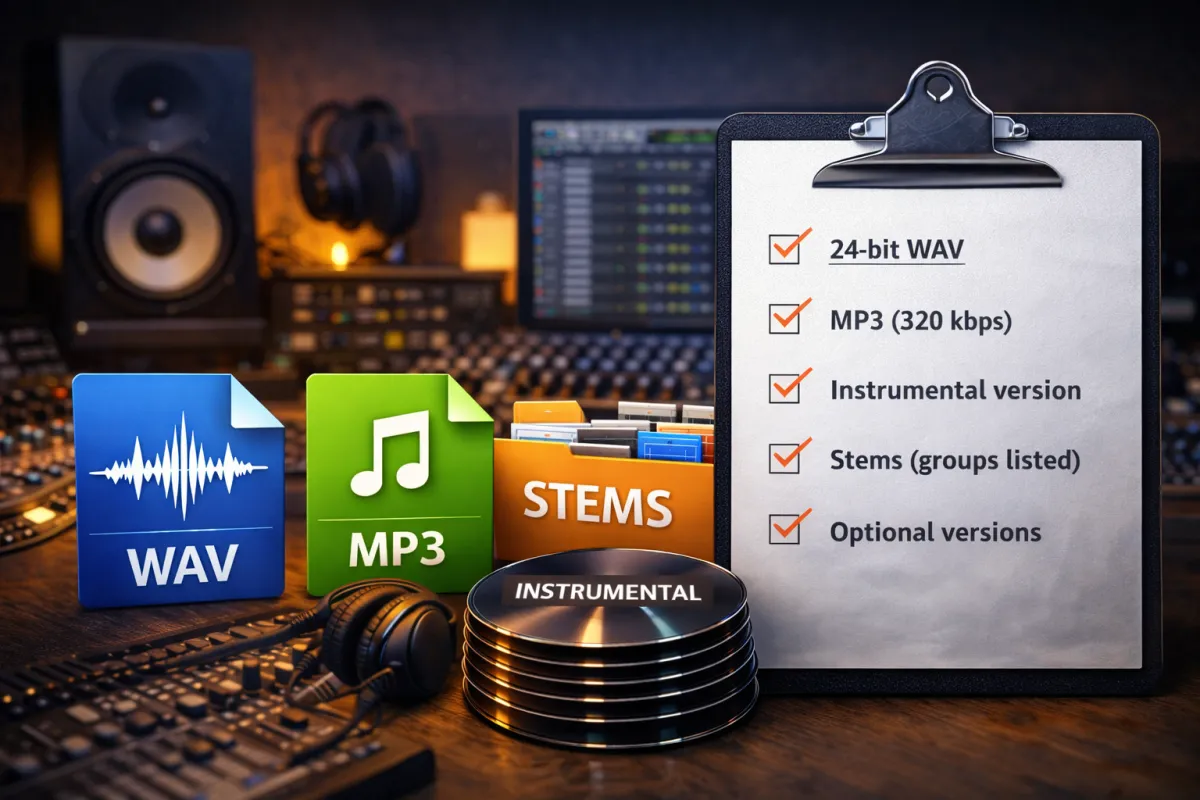 What Files You Get After Professional Mixing and Mastering (WAV, MP3, Stems, Instrumentals)_3